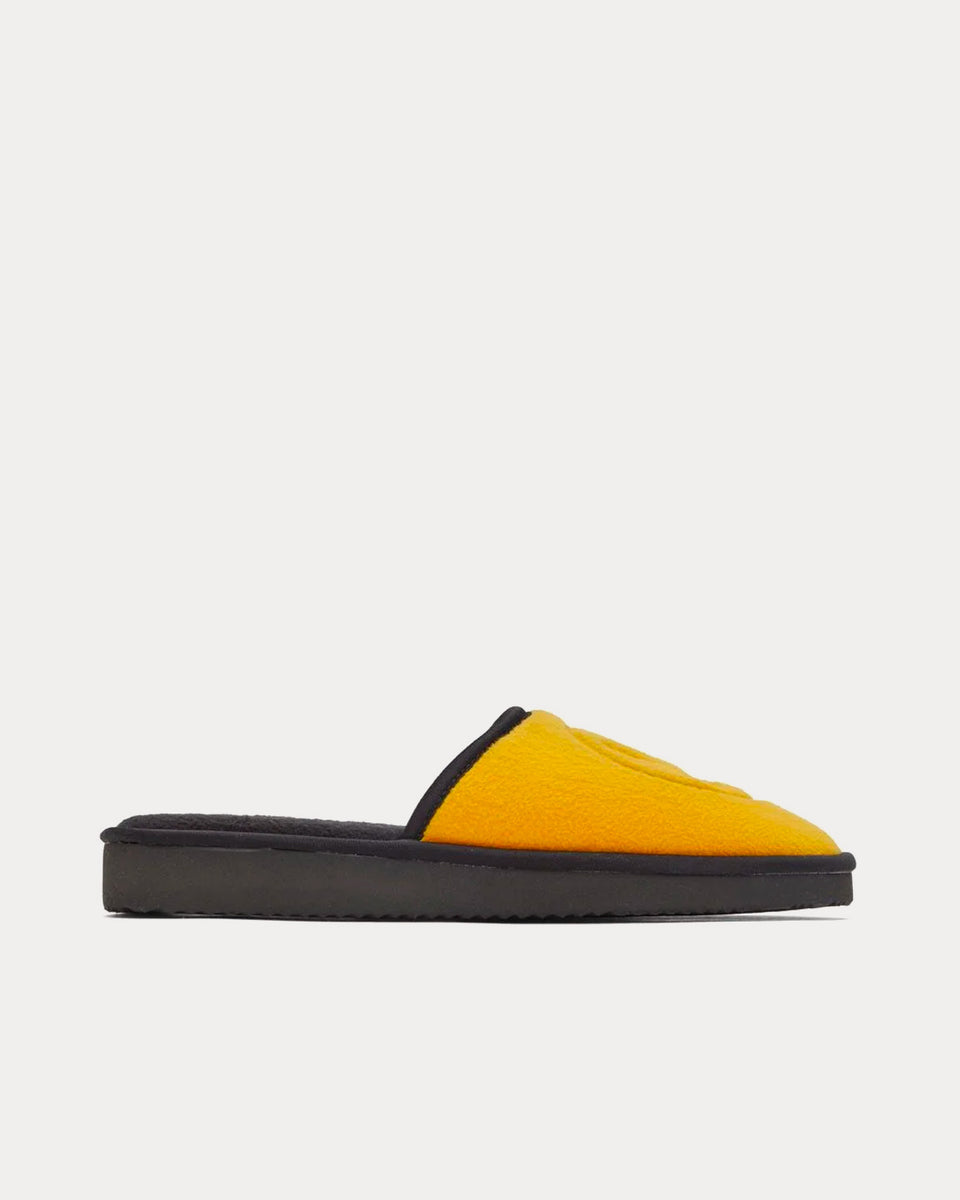 Drew House Painted Mascot Platform Golden Yellow Slip Ons Sneak in Peace
