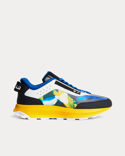 Dunhill x Ellen Carey Aerial Runner Blue / Yellow Low Top Sneakers - 1