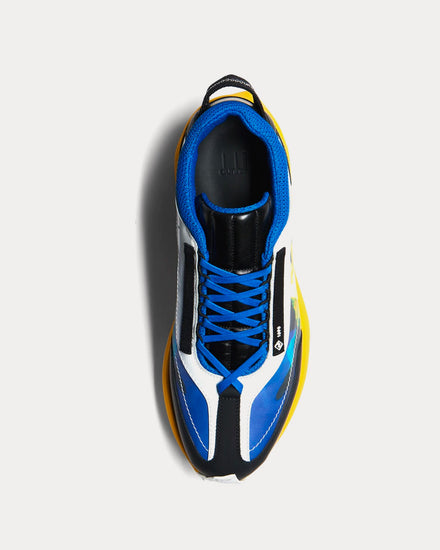 Dunhill x Ellen Carey Aerial Runner Blue / Yellow Low Top Sneakers - 2