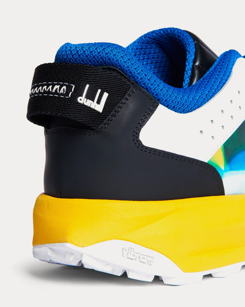 Dunhill x Ellen Carey Aerial Runner Blue / Yellow Low Top Sneakers - 3