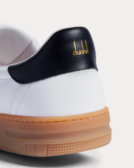 Dunhill Men's Court Legacy White / Black Low Top Sneakers & Trainers