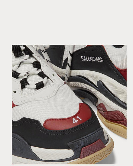 Balenciaga Triple S Mesh, Nubuck and Leather  Black low top sneakers - 5