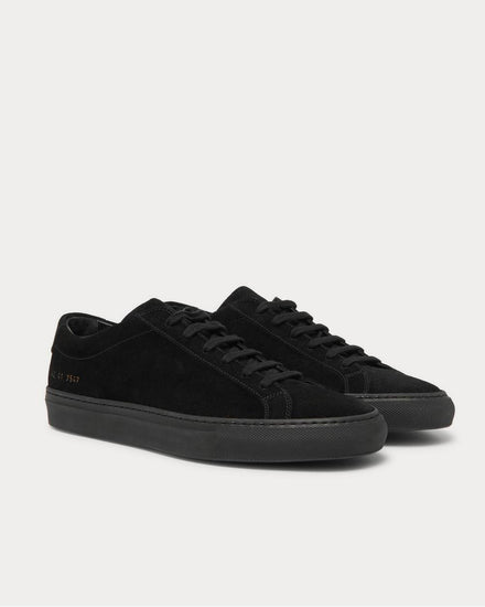Common Projects Original Achilles Suede  Black low top sneakers - 2