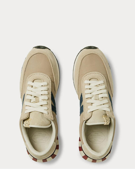 Visvim Attica Suede-Trimmed Nylon  Brown low top sneakers - 6