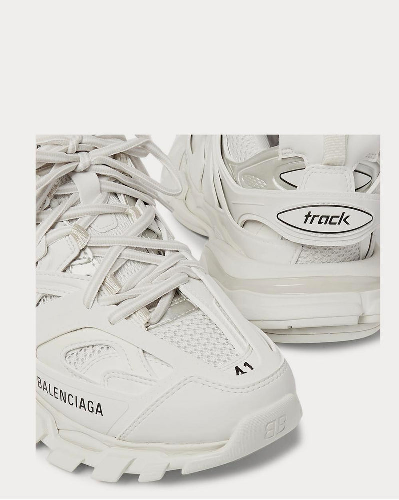 Balenciaga Track Nylon, Mesh and Rubber  White low top sneakers - 5