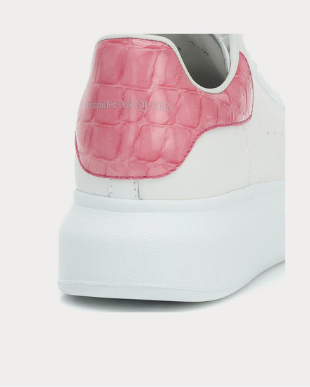 McQueen Leather White Low Top Sneakers - 4