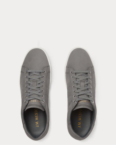 J.M. Weston Nubuck  Gray low top sneakers - 6