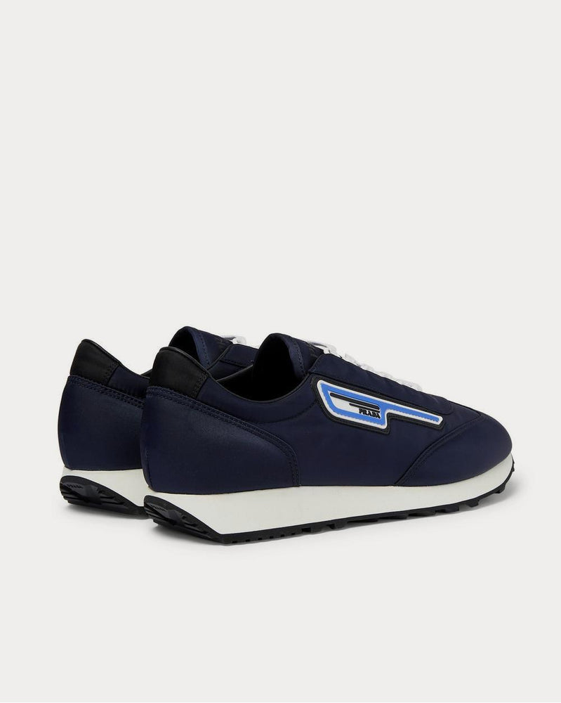 Prada Milano 70 Rubber and Leather-Trimmed Nylon  Navy low top sneakers - 4