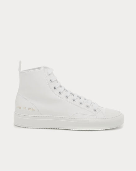 Common Projects Tournament High leather White High Top Sneakers - 1