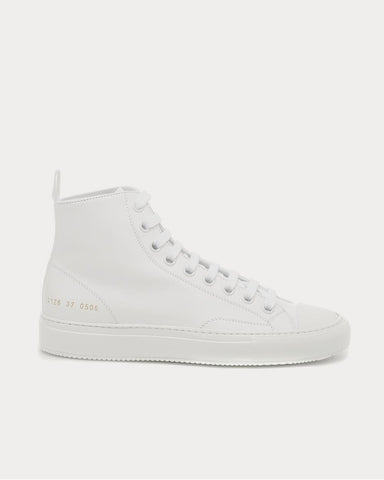 Common Projects Tournament High leather White High Top Sneakers