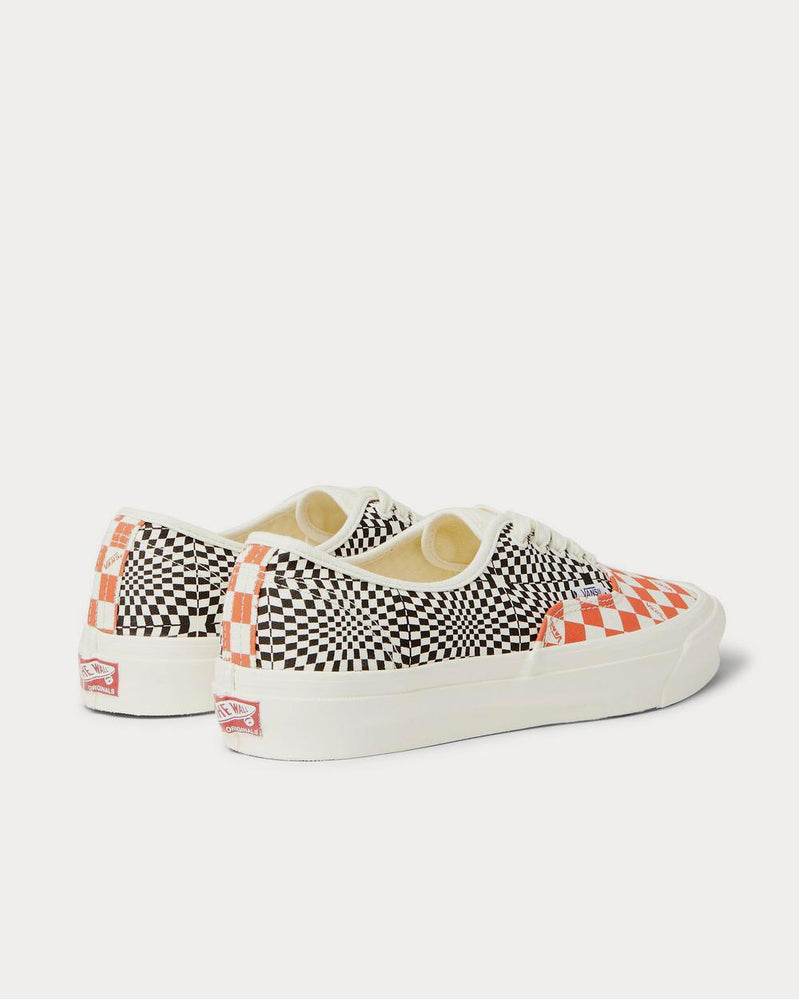 Vans OG Authentic LX Checked Canvas  White low top sneakers - 3