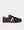 New Monaco Striped Leather  Black low top sneakers