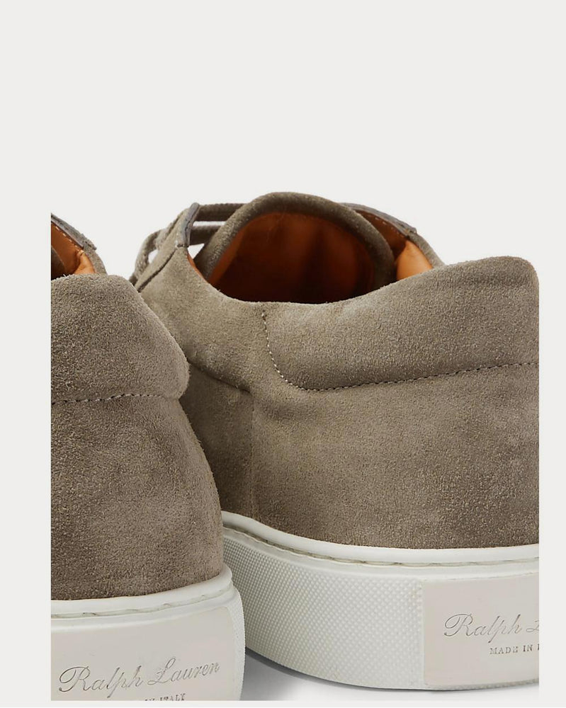 Ralph Lauren Purple Label Severn Suede  Gray low top sneakers - 4