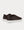 Leather  Dark brown low top sneakers