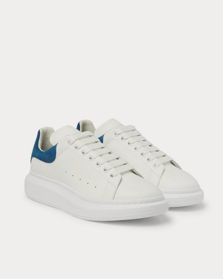 McQueen Exaggerated-Sole Leather  White low top sneakers - 2