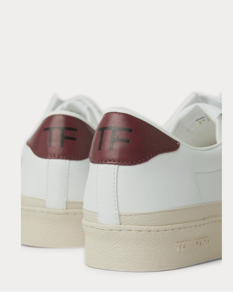 Tom Ford Bannister Leather  White low top sneakers - 4