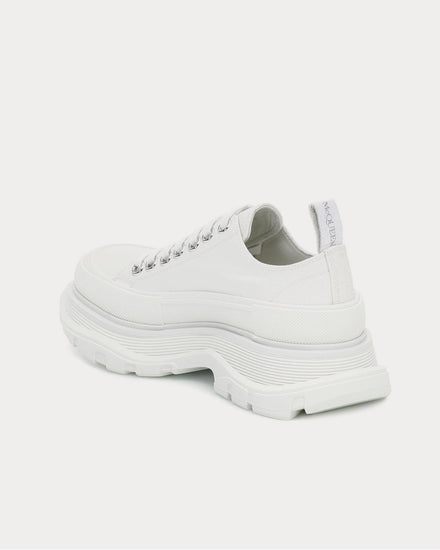 McQueen Canvas platform White Low Top Sneakers - 3