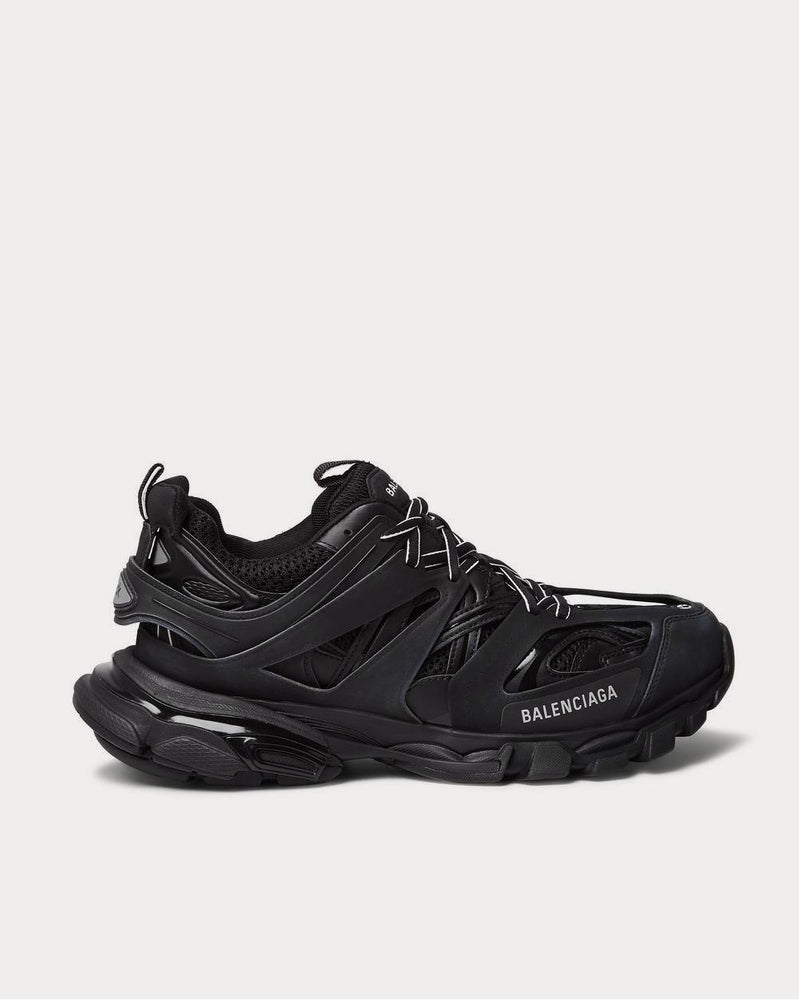 Balenciaga Track Nylon, Mesh and Rubber  Black low top sneakers - 1