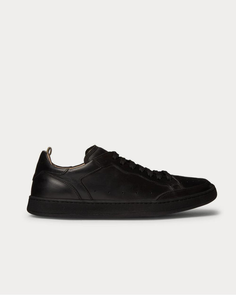 Officine Creative Kareem Lux Leather  Black low top sneakers - 1