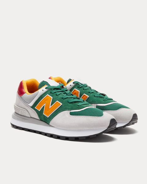 574 Legacy Green / Grey / Red Low Top Sneakers