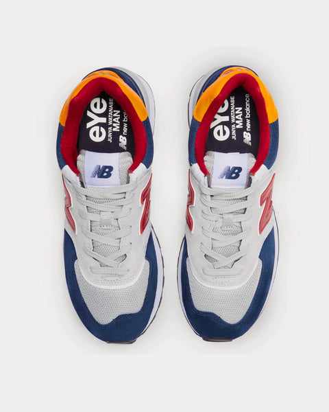 574 Legacy Grey / Navy / Yellow Low Top Sneakers