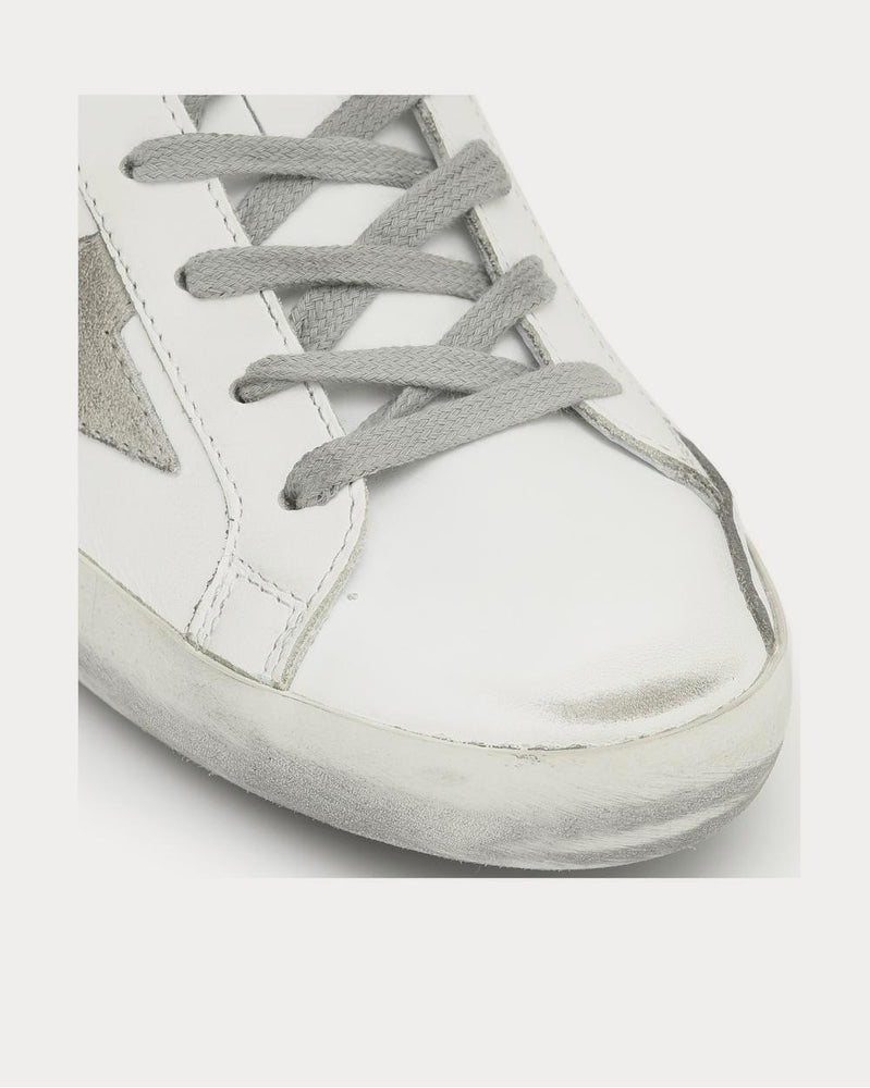 Golden Goose Superstar neon leather White Low Top Sneakers - 4