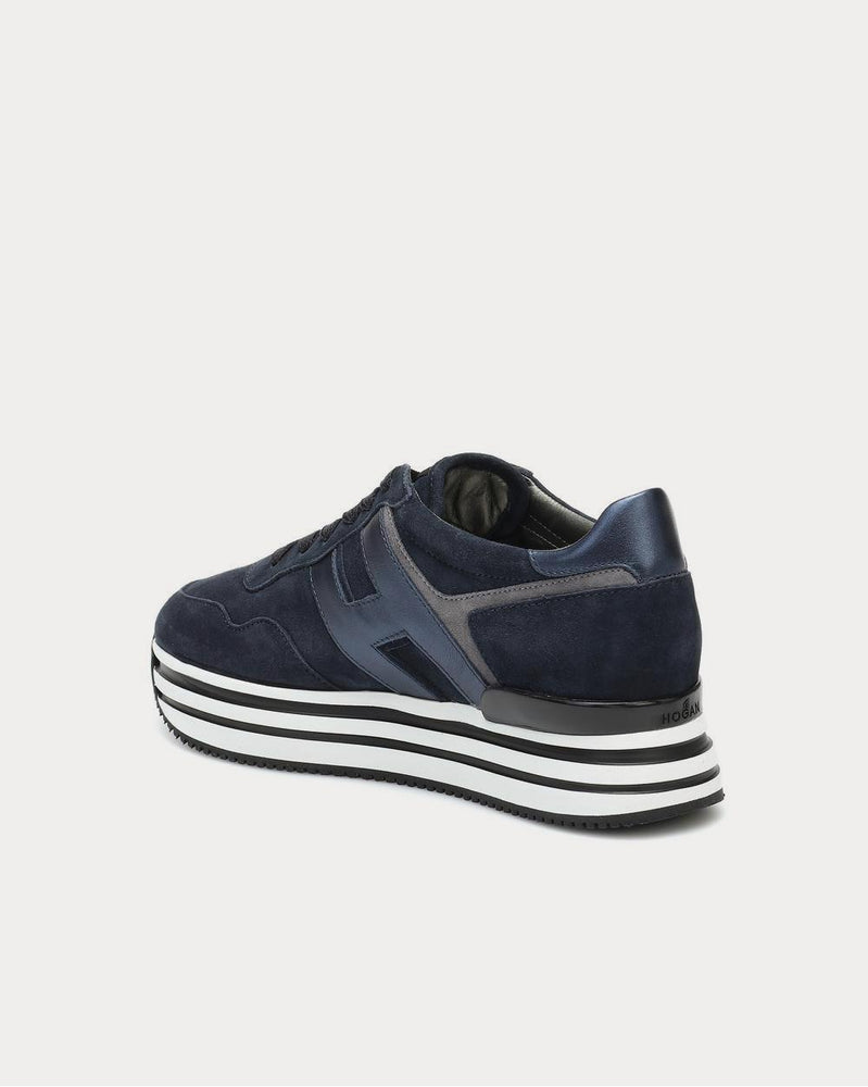 Hogan Midi Platform suede Notte Low Top Sneakers - 3