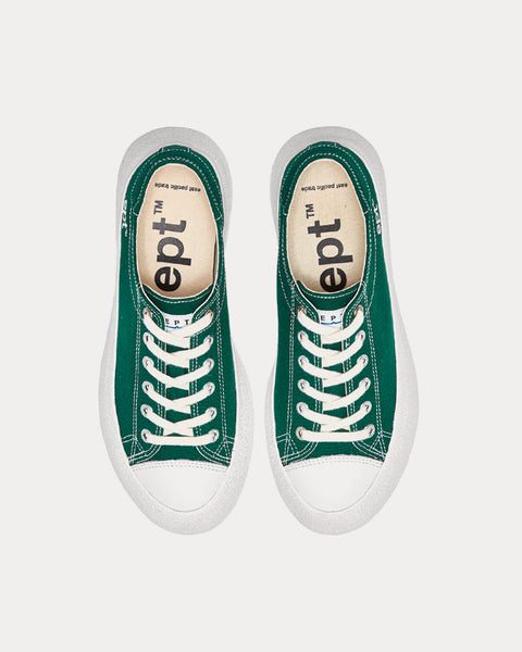 Dive Canvas Forest Green Low Top Sneakers