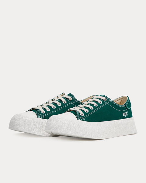 Dive Canvas Forest Green Low Top Sneakers