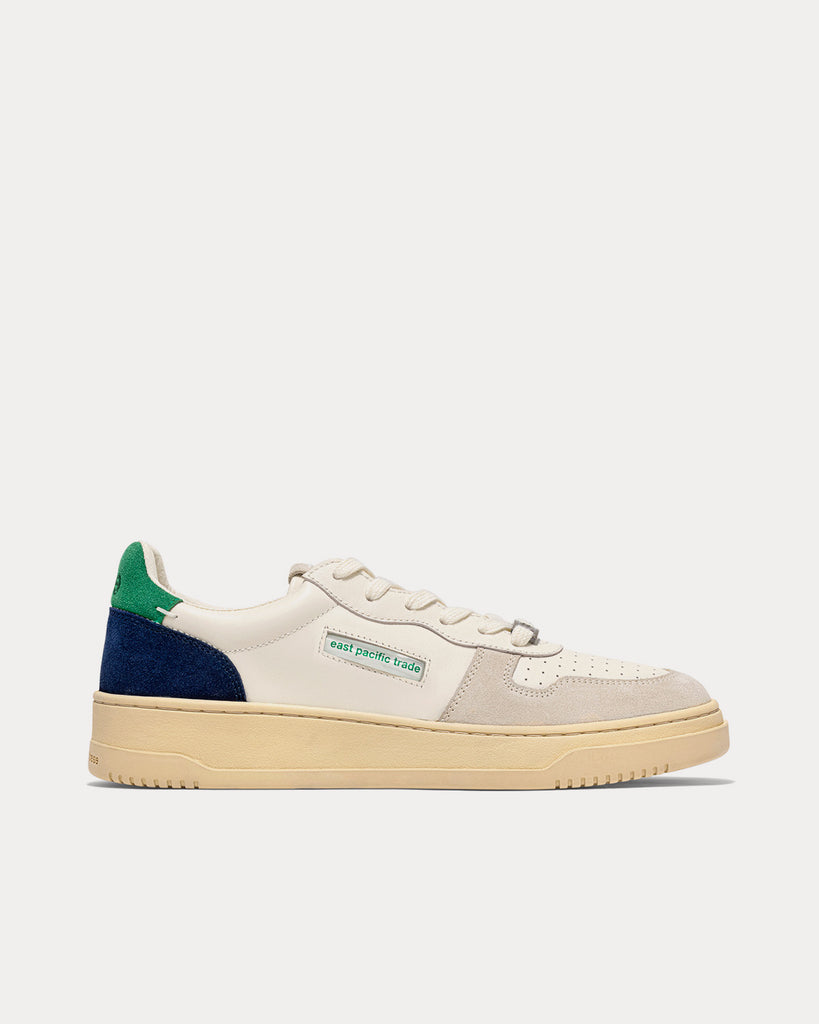 East Pacific Trade Court Tofu / Navy Low Top Sneakers - Sneak in Peace