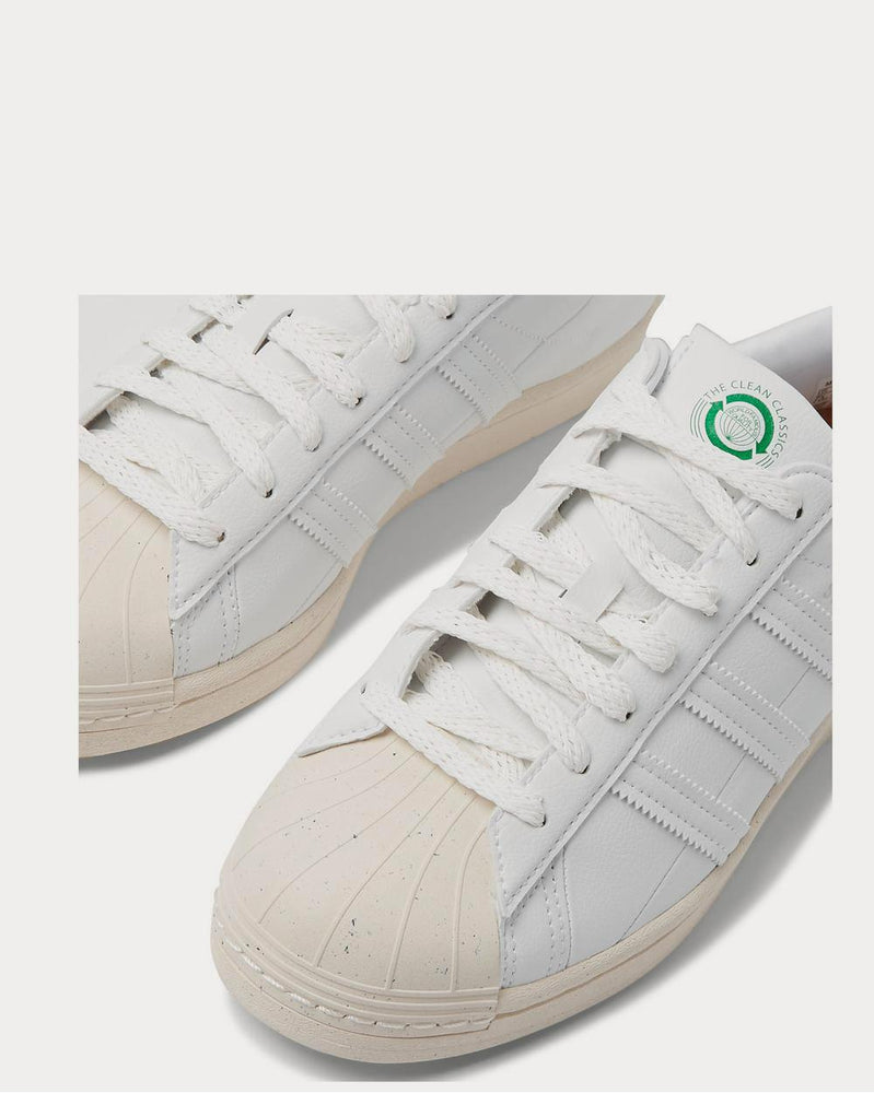 Adidas Clean Classics Superstar Vegan Leather  White low top sneakers - 4