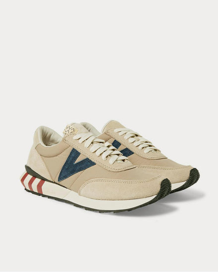 Visvim Attica Suede-Trimmed Nylon  Brown low top sneakers - 2