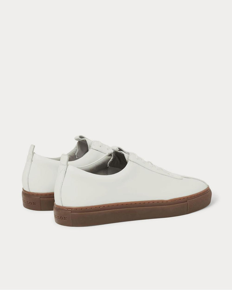 Grenson Leather  White low top sneakers - 4