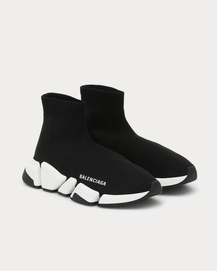 Balenciaga Speed 2.0 Black High Top Sneakers - 2