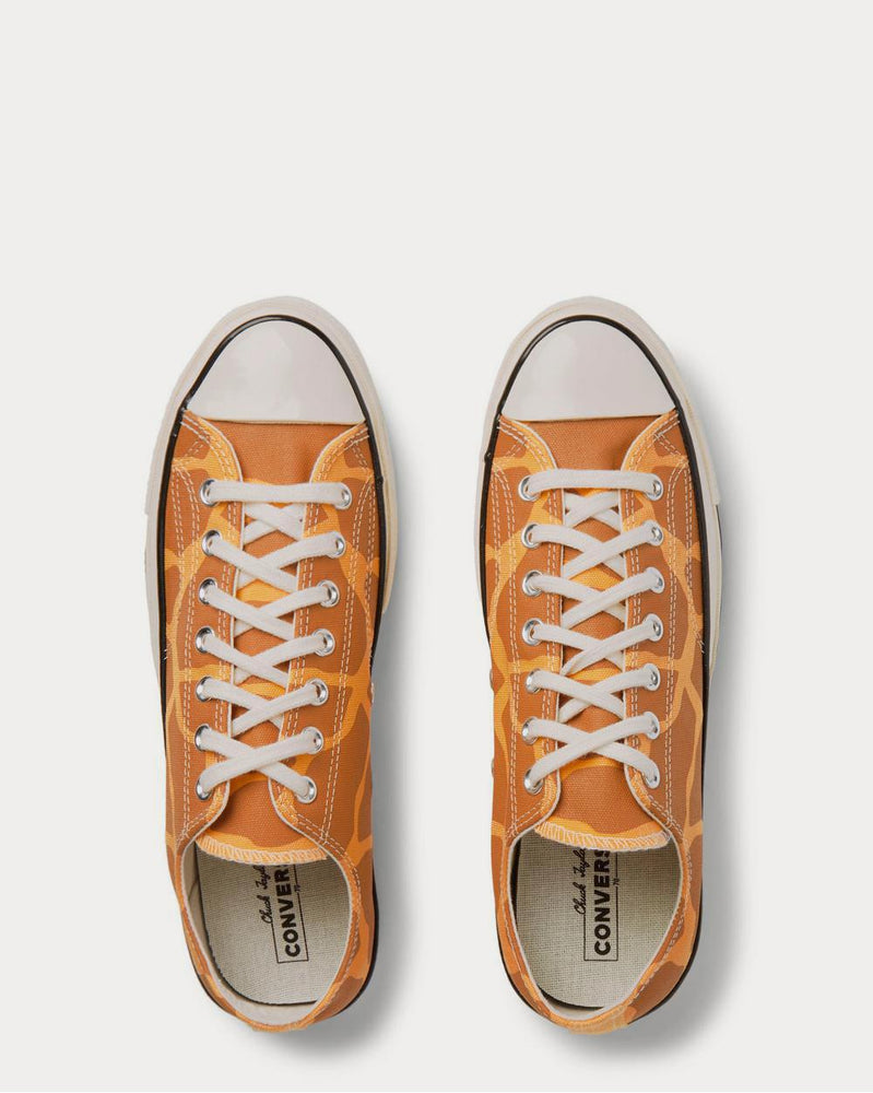 Converse Chuck 70 OX Giraffe-Print Canvas  Brown low top sneakers - 6