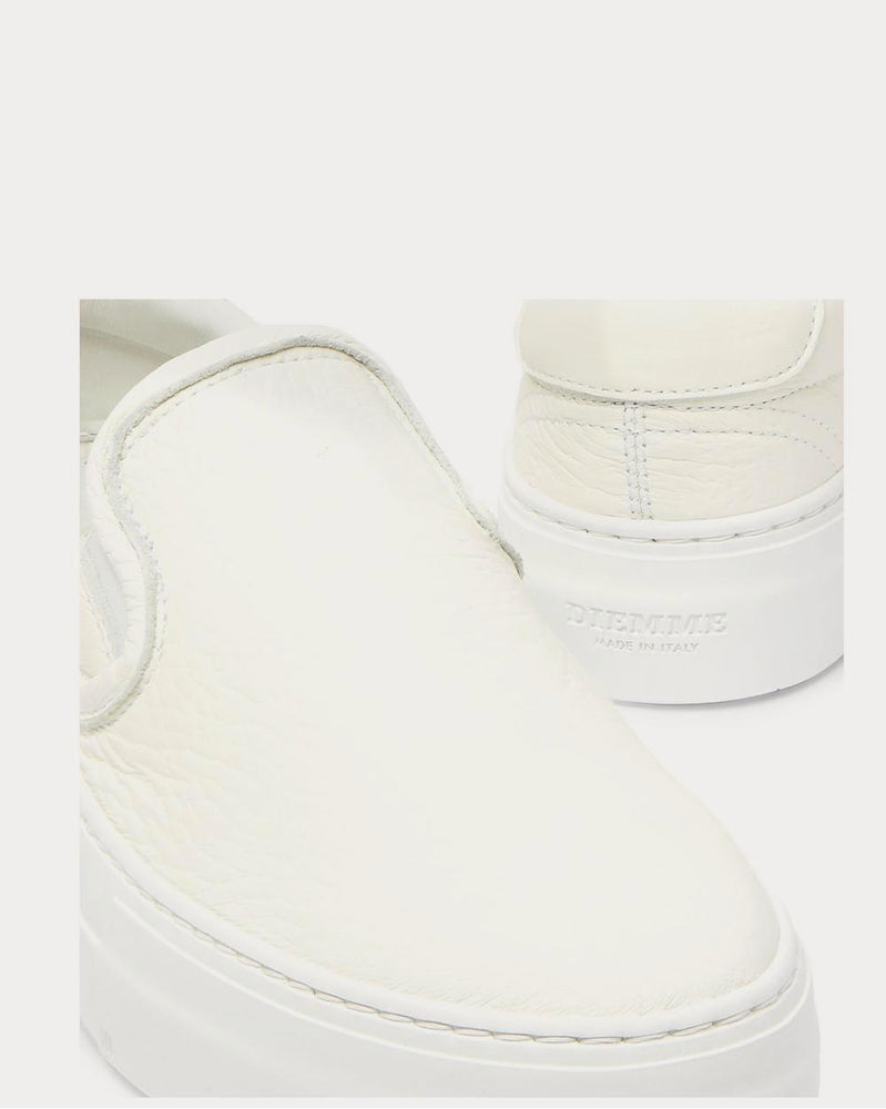 Diemme Garda Full-Grain Leather Slip-On  Off-white slip on sneakers - 5