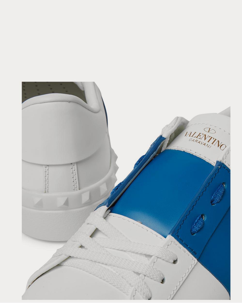 Valentino Open Striped Leather White low top sneakers Sneak in Peace