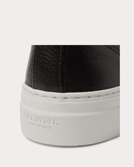 Diemme Iseo Textured-Leather  Black low top sneakers - 5