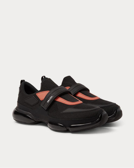 Prada Cloudbust Mesh and Rubber  Black low top sneakers - 2