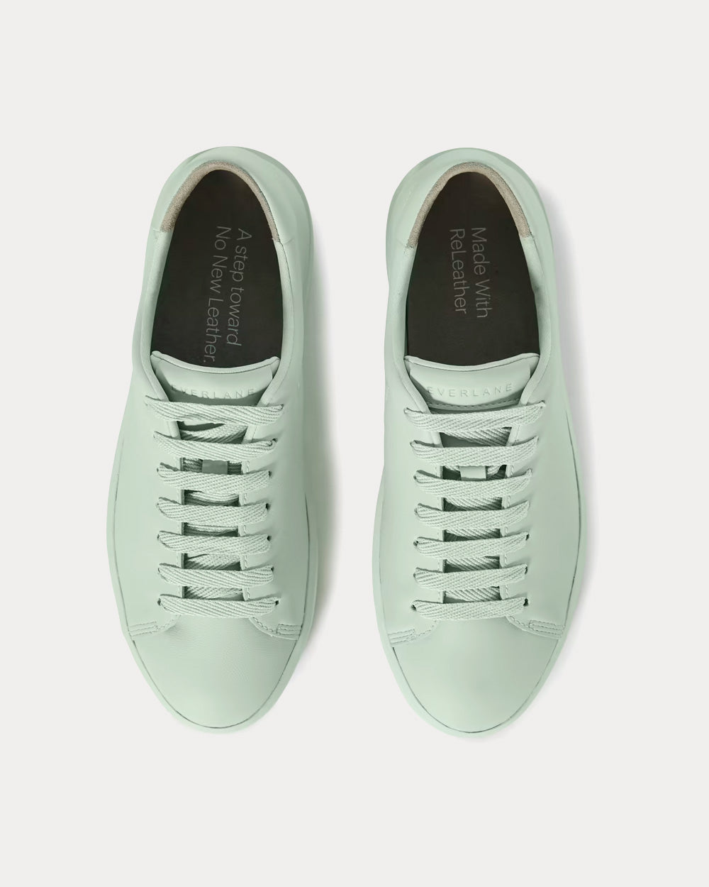 Everlane - ReLeather Tennis Lily Green Low Top Sneakers