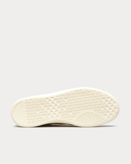 Everlane Court White Mustard Low Top Sneakers - 5