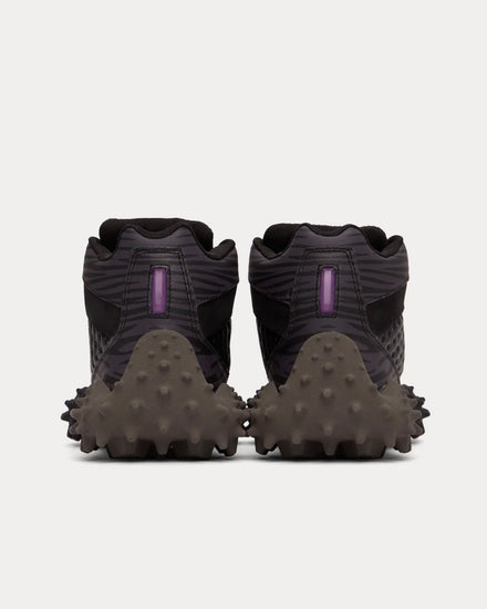 Eytys Aphex Black / Purple Mid Top Sneakers - 3