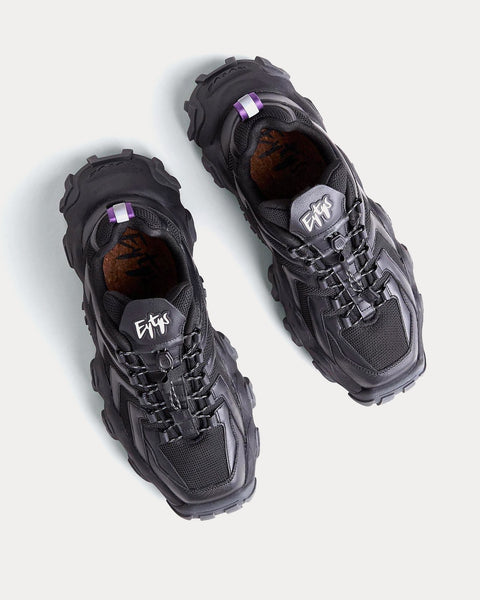 Halo Black Low Top Sneakers