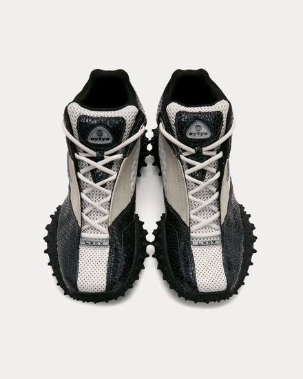 Eytys Aphex Black / White Mid Top Sneakers - 2