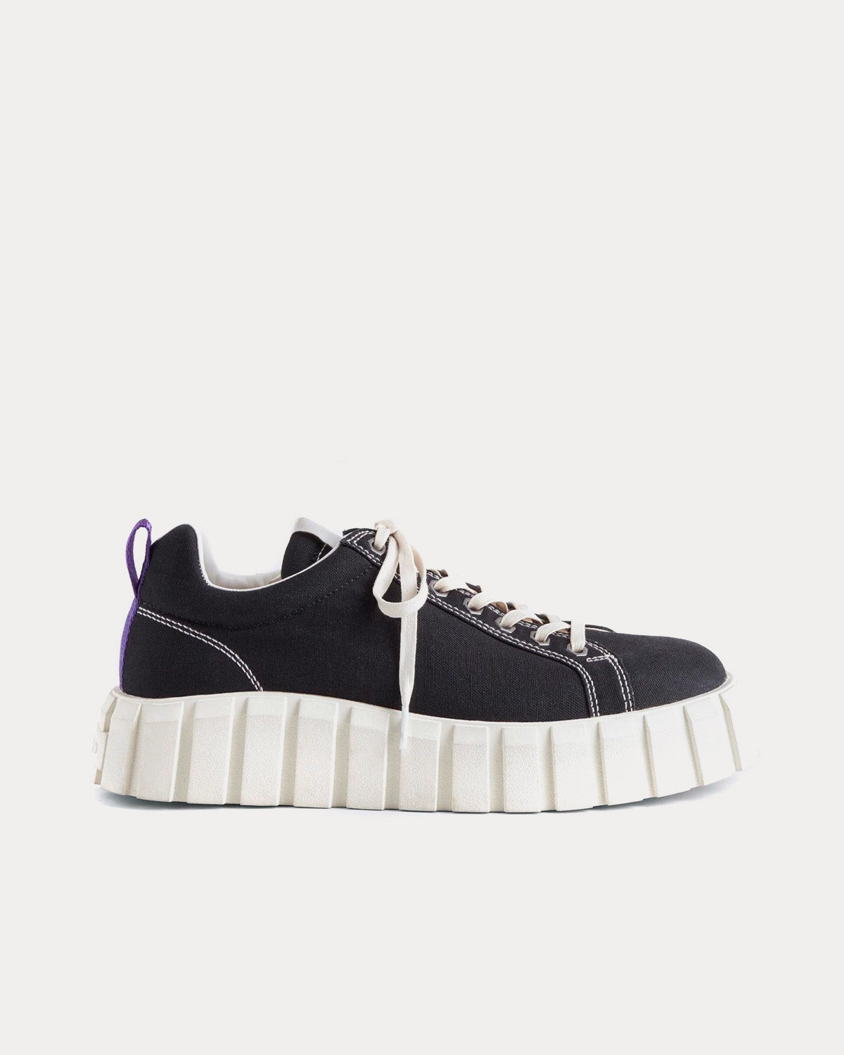 Eytys Unisex Odessa Canvas Black Low Top Sneakers