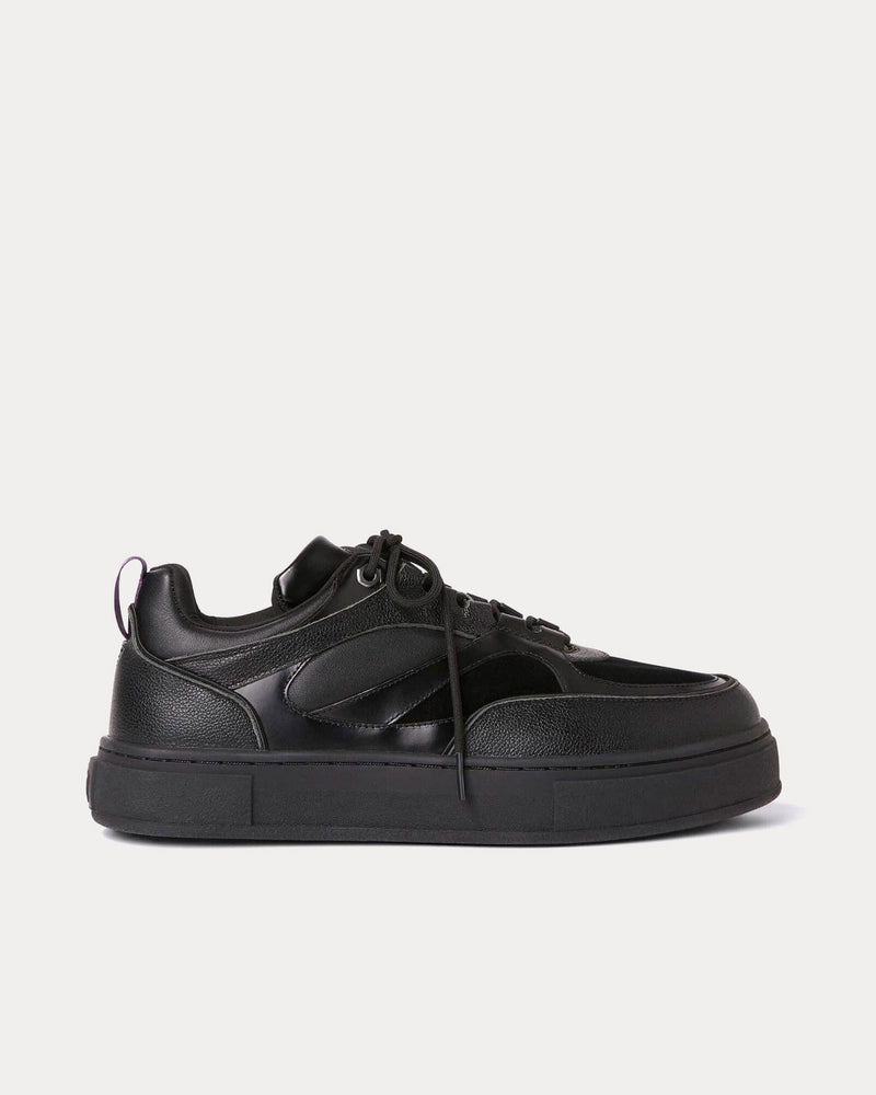 Eytys Unisex Sidney Leather Black / Black Low Top Sneakers