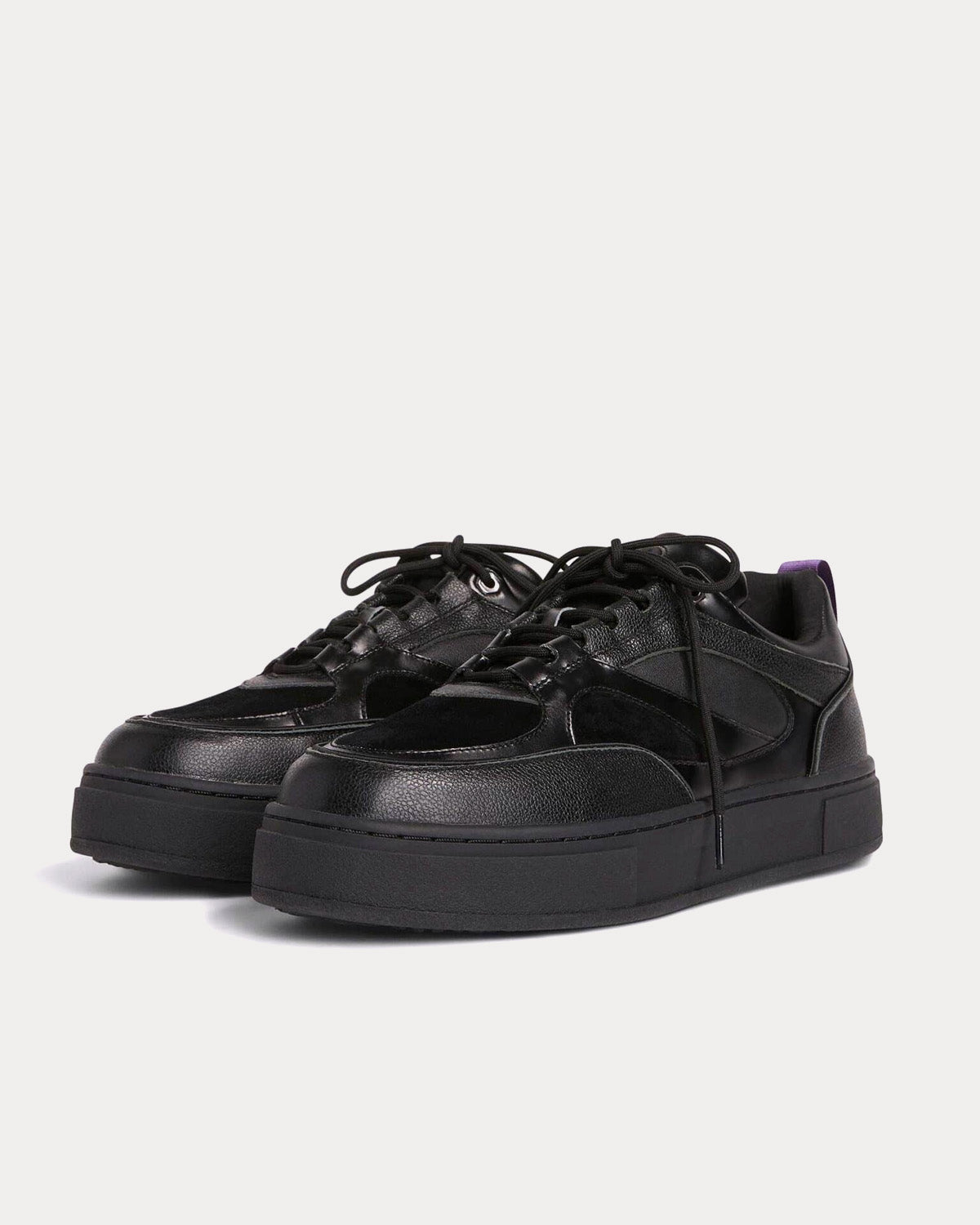 Eytys - Sidney Leather Black / Black Low Top Sneakers