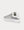 Leather-trimmed Silver Glitter Low Top Sneakers