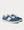 Bannister Leather-Trimmed Suede  Blue low top sneakers