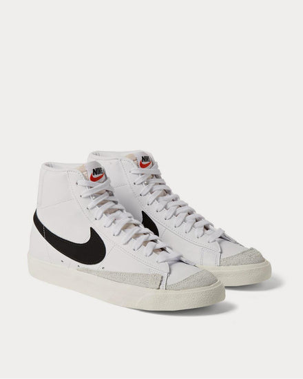 Nike Blazer Mid '77 Suede-Trimmed Leather  White high top sneakers - 2